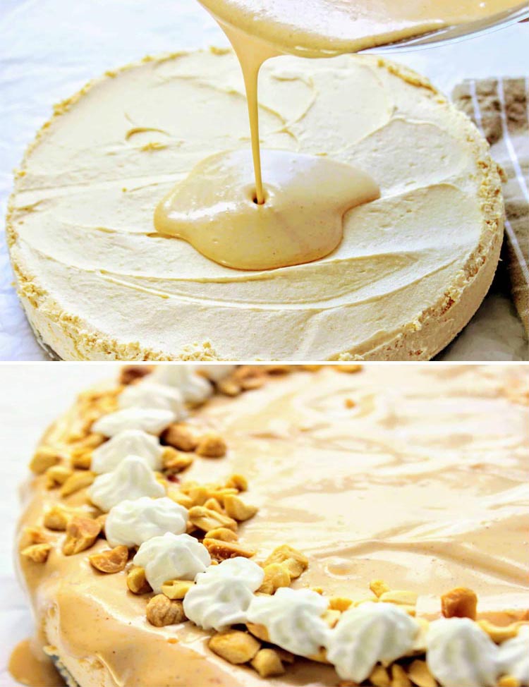 Cheesecake de Mantequilla de Maní 