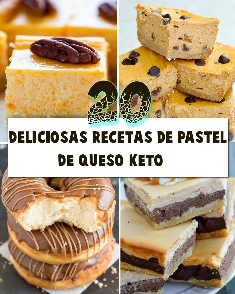 20+ Deliciosas Recetas de Pastel de Queso Keto